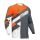Thor MX Kinder Youth Sector Jersey Checker Charcoal Orange Trikot MX MTB BMX Motocross