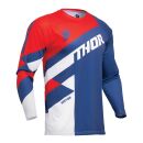 Thor MX Kinder Youth Sector Jersey Checker Navy Rot...