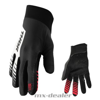 Thor Agile Analog Handschuhe Schwarz Weiß MX Motocross Enduro Quad BMX MTB Downhill