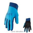 Thor Agile Solid Handschuhe Blau Navy MX Motocross Enduro...