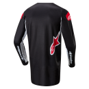 Alpinestars Fluid Lucent Schwarz Weiß Rot MX Motocross Enduro Combo Cross Hose Jersey