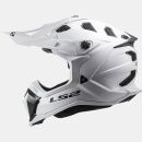 LS2 MX 700 EVO Subverter Solid Weiß MX Helm...