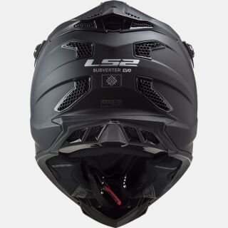 LS2 MX 700 EVO Subverter Noir Schwarz MX Helm Crosshelm Motocross Enduro