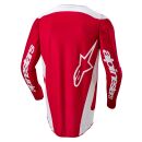 Alpinestars Fluid Lurv Rot Weiß MX Motocross Enduro Combo Cross Hose Jersey