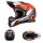 ONeal 1 SRS Stream Orange Schwarz Helm Crosshelm + HP7 MX Motocross Enduro