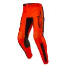 Alpinestars Fluid Lurv Hot Orange Schwarz MX Motocross Enduro Combo Cross Hose Jersey