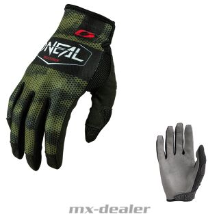 Oneal Mayhem Handschuhe Covert Schwarz Grün MTB MX Motocross Cross Enduro