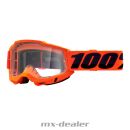 100 % Accuri2 OTG Orange MX Motocross Enduro Crossbrille...