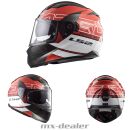 LS2 FF320 Stream EVO KUB Schwarz Rot Motorrad Helm...