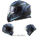 LS2 FF 800 Storm Racer Blau Schwarz Motorrad Helm...