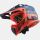 LS2 MX 437 Fast EVO XCode Orange Blau Helm Motocross Crosshelm Enduro Quad