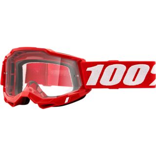 100 % Accuri2 OTG Rot MX Motocross Enduro Crossbrille für Brillenträger