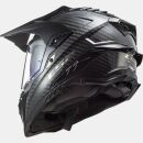 LS2 MX701 Carbon Helm Explorer C Solid Schwarz Dualsport Enduro GS MX