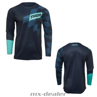 Thor Sector Birdrock Mint Cross Jersey Trikot Motocross Enduro MX DH MTB