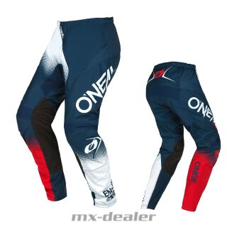 ONeal Element V22 Racewear Blau MX Hose Crosshose Enduro Quad Motocross