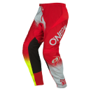 ONeal Element V22 Racewear Rot Grau Neon MX Hose Crosshose Enduro Quad