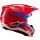 Alpinestars S-M5 SM5 ECE 22.06 Action2 Rot Blau MX Helm Crosshelm Motocross Cross Enduro