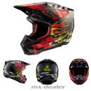 Alpinestars S-M5 SM5 ECE 22.06 Rash Dunkelgrau Rot MX...