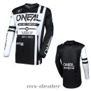 ONeal Element Warhawk Schwarz Weiß Jersey Trikot MX...