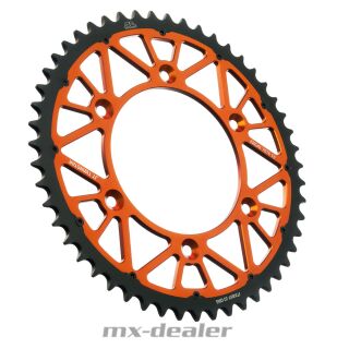 JT Sprockets Dual Stahl Alu Kettenrad Twinstar Orange KTM SX SXF EXC