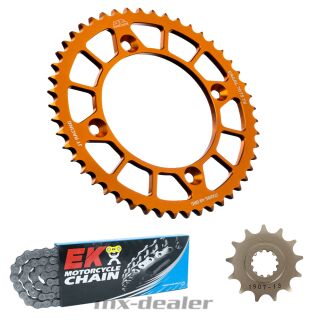 JT Sprockets Racelite EK Chain Kettenkit KTM Orange SX 85 ab 2018 bis aktuell
