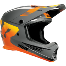 Thor MX Sector 2 Crosshelm Carve Charcoal Orange ECE06 Helm MX Helm Motocross Cross Quad
