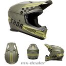 Thor MX Sector 2 Helm Combat Army + HP7 MX Brille...