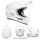 Thor MX Sector 2 Helm Whiteout + HP7 MX Brille Crosshelm Motocross Quad