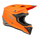 ONeal 1 SRS V24 ECE06 Solid Orange MX Helm Crosshelm + HP7 Brille Motocross Cross Enduro