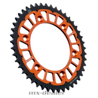 JT Sprockets Stahl Alu Kettenrad 42 Zähne Twinstar Orange KTM LC4 Adventure Duke SMC EXC