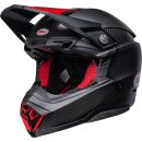 BELL Moto-10 Spherical Helm - Satin/Gloss Black/Red...
