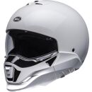 BELL Broozer Helm L Duplet Weiß Glanz