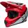 BELL Moto-9S Flex Helm - Rail Gloss Red/White Größe: M