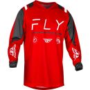FLY RACING F-16 Jersey - Rot/Anthrazit/Weiss M Grau &...
