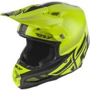 FLY RACING F2 Carbon Shield Helm Hi-Vis/Schwarz L  2021