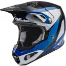 FLY RACING Formula Carbon Prime Helm Blau/Weiß/Blau...