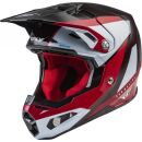 FLY RACING Formula Carbon Prime Helm Rot/Weiß/Rot...