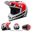 Bell Helmets MX-9 Crosshelm Alter Ego Rot MIPS MX Helm +...