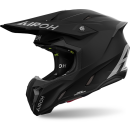 Airoh Twist 3 Color Schwarz Matt MX Helm Crosshelm + HP7 Brille Motocross Quad
