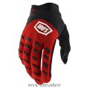 100% Prozent Airmatic V22 Rot Glove Handschuhe MTB DH MX BMX Motocross Enduro Quad M (9)