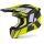 Airoh Twist 2.0 Lift Dunkelblau Gelb MX Helm Crosshelm + HP7 Brille Motocross Enduro