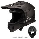 LS2 MX708 Fast II Solid Schwarz Matt Helm Motocross...