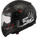 LS2 FF353 Rapid II Claw Schwarz Gloss Motorrad Helm Integralhelm Race