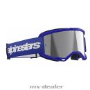 Alpinestars MX Brille Vision 3 Wordmark Blau verspiegelt...