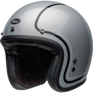 BELL Custom 500 Helm S Chief Grau Schwarz Glanz