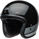 BELL Custom 500 Helm XL Black Flake Schwarz Grau Glanz