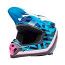 BELL MX-9 Mips Helm M Breakdance Pink Blau Glanz