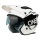 ONeal Volt Corp V.25 Weiß Schwarz Helm mit Visier Trial Roller Enduro Supermoto Quad