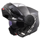 LS2 Klapphelm Scope II Motorrad Helm Oxyd Schwarz Titanium Gloss FF902 Tourenhelm Urban