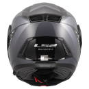 LS2 Klapphelm Scope II Motorrad Helm Oxyd Schwarz Titanium Gloss FF902 Tourenhelm Urban